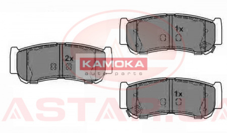 Колодки тормозные HYUNDAI/SSANGYOUNG SANTA FE/H-1 06-/KYRON задн. диск