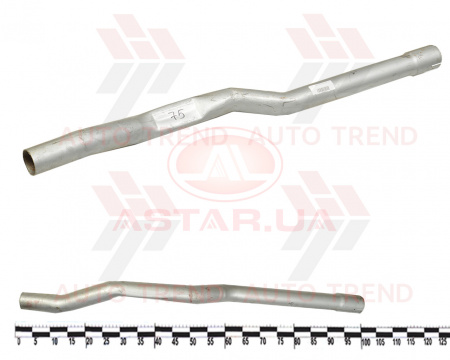 Труба приемная промежуточная глушителя ГАЗ 3110