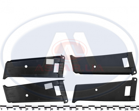 Обивка центр. стойки ВАЗ 2108 (к-кт лев.+ прав.)