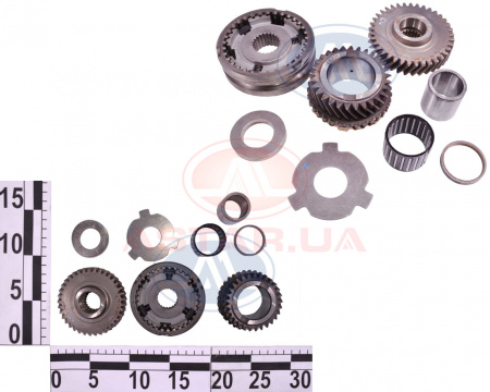 Шестерня КПП ВАЗ 2108, 5 передачи в сб. (муфта, 2 шестерни)