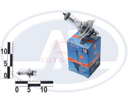 Лампа H4 12В 60/55Вт P43t