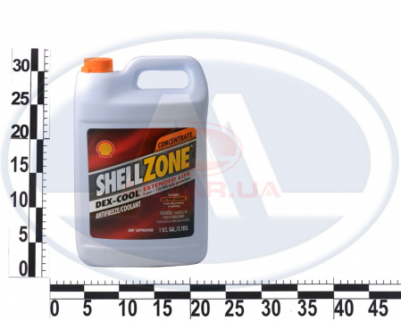 Антифриз Shellzone Concentrate G12  -80°С красный 1GAL  3,78л