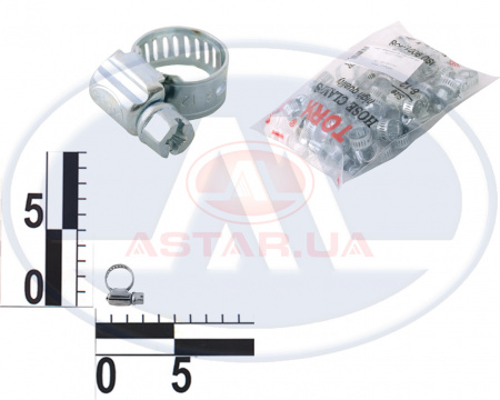 Хомут червячный 08-12/8,5 mm (уп. 50 шт.) TORK