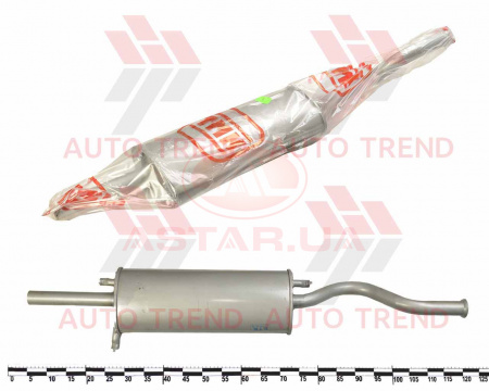 Глушитель основной ВАЗ 2108-2109 (закатной) тяжелый