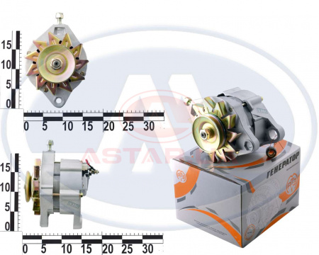 Генератор ВАЗ 2104-05, 2107, и  модификации (14В, 52А), аналог КЗАТЭ
