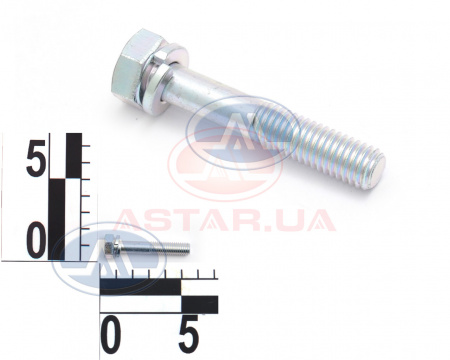 Болт М8х45 стартера ВАЗ 2101, 2102, 2103, 2104, 2105, 2106, 2107 с гровером