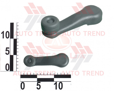 Ручка стеклоподъемника двери DAEWOO LANOS в сборе серая