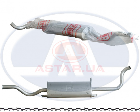 Глушитель основной ВАЗ 2115 (закатной) тяжелый