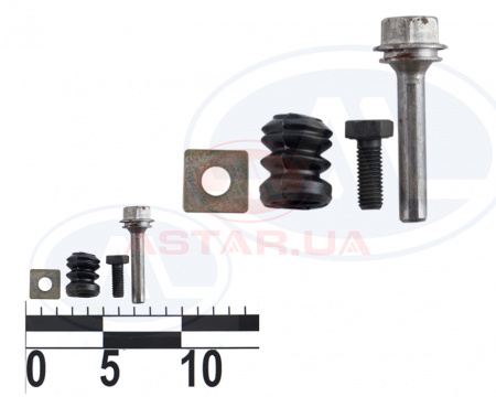 Палец направляющий передних колодок ВАЗ 2108-099 в сб. (2 шт.) пакет
