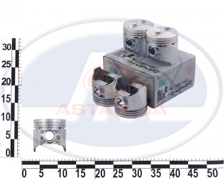 Поршень ВАЗ 2105 (79,7 (A) В) к-кт 4 шт., инд.уп