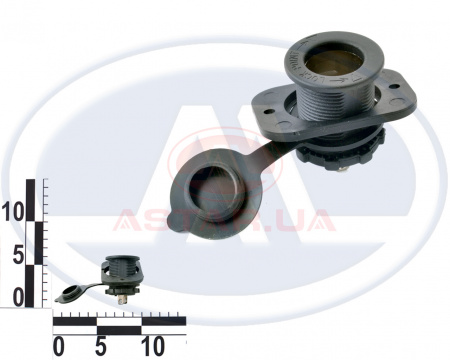 Гнездо под штекер без провода керамич.
