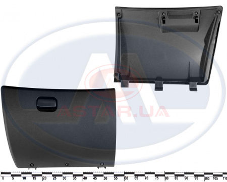 Крышка вещевого ящика ВАЗ 2123 (бардачка) в сб с крепежом