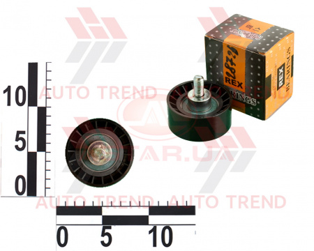 Ролик опорный ремня ГРМ  DAEWOO/CHEVROLET AVEO/AVEO II/LANOS/LACETTI/NUBIRA 1.4/1.6 DOHC кор.уп.