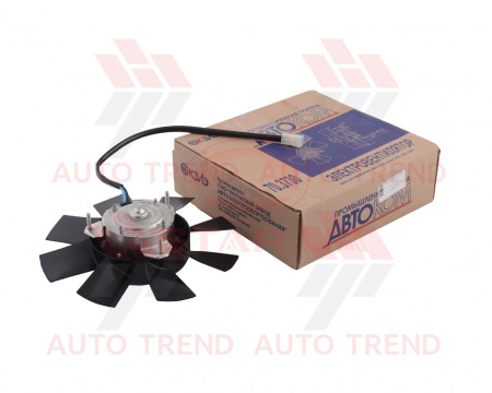 Электровентилятор радиатора ВАЗ 2103, 2110, ГАЗ, с крыльчаткой, 70.3730