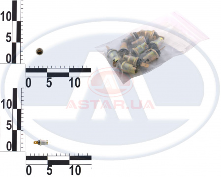Патрон заднего фонаря ВАЗ 2107, 2108, DAEWOO LANOS под лампу BA9s