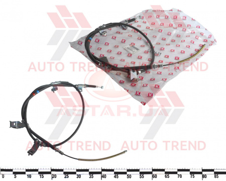 Трос ручного тормоза HYUNDAI H-1 08- (W/O ABC) LH