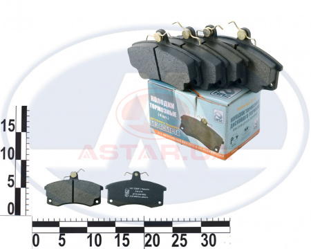 Колодки тормозные перед. ВАЗ 2110-2112, к-кт