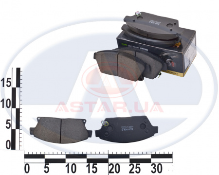 Колодки тормозные перед. CHEVROLET AVEO (T300)/CRUZE (J300)