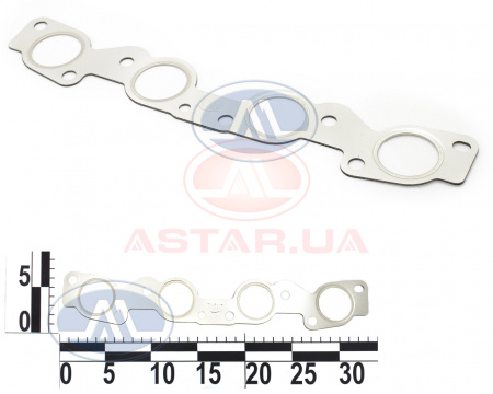 Прокладка коллектора ВАЗ 2112-02 дв.1,5; 16 кл.обложенная (выпуск)