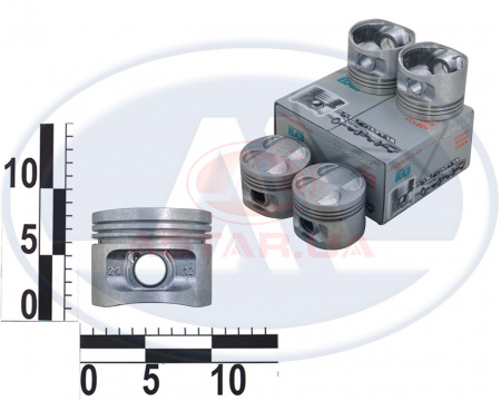 Поршень ВАЗ 21124 (82,4 А (В)) к-кт 4 шт., инд.уп
