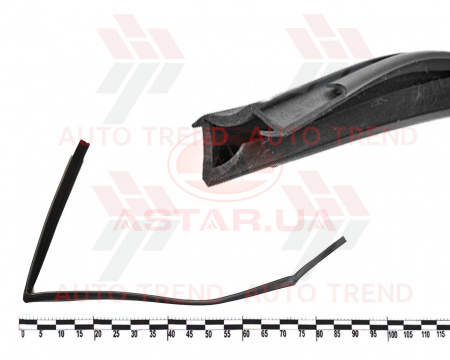 Уплотнитель опускного стекла пер. двери ВАЗ 2110-2112 верх. прав.