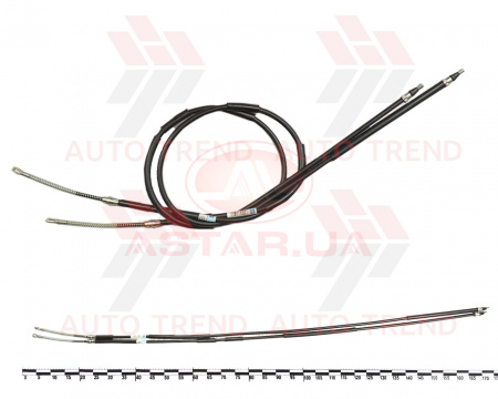 Трос ручного тормоза ВАЗ 1118, к-т