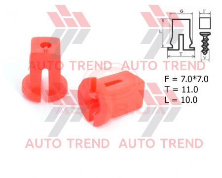 Держатель монтажный VW Golf 3, Polo; Ford Fiesta 89-96, Escort 95, Mondeo 97, KA, Puma; Fiat; BMW