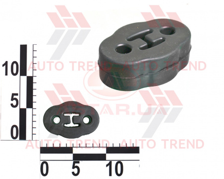 Подушка глушителя DAEWOO LANOS средняя фигурная