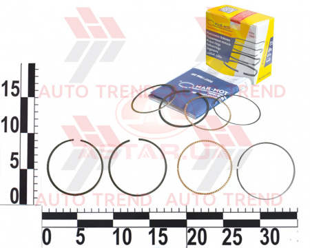 Кольцо поршневое CHEVROLET AVEO 1.5 0,5 к-кт 77,00 (1.5/1.5/2)