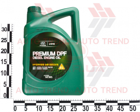 Масло моторное 5W-30 Premium DPF Diesel C3  6л синтетика
