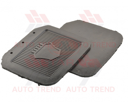 Фартук задний ГАЗ короткий (к-т 2 шт.) "брызговик" без надписи