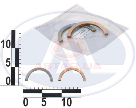 Полукольцо вала коленчатого ВАЗ 2101 (Ремонт 4,0) к-кт