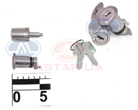 Цилиндры замка двери и крышки багажника ЗАЗ 1102-03 (к-кт 3 шт.)