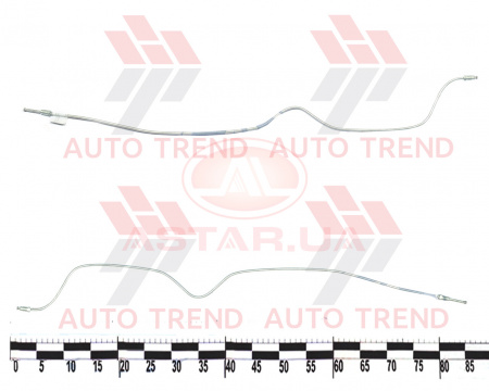 Трубка тормозная задняя ВАЗ 2101 прав.