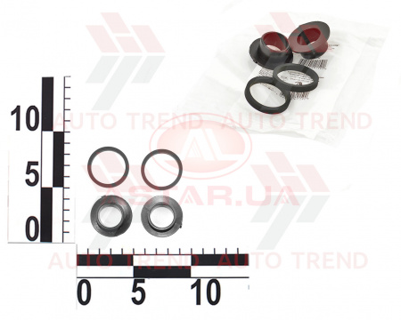 Ремкомплект маятникового рычага ВАЗ 2101 (втулка 2 шт + пыльник 2 шт) п/э уп.