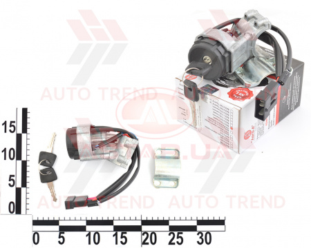 Замок зажигания ВАЗ 2123, кор.уп. без личин с эммобилайзером