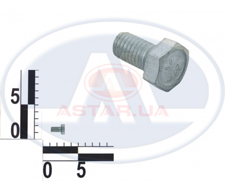 Болт М8х14 клемма АКБ