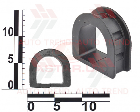 Опора резиновая рулевого механизма ВАЗ 2108-099 лев.