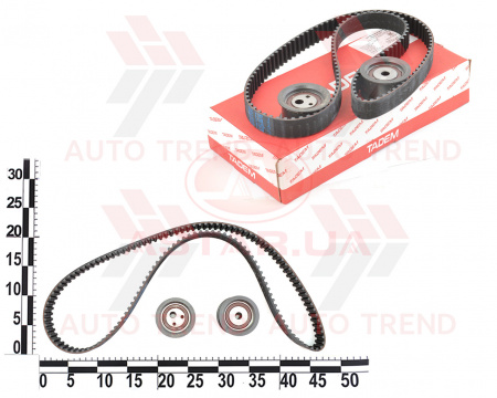 Ролик ГРМ ВАЗ 2110,1112 16 кл. натяжной + опорный с ремнём кор.уп.