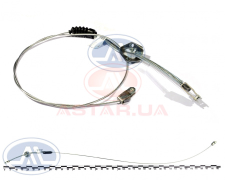Трос ручного тормоза ГАЗ 24 прав.