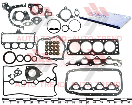 Комплект прокладок двигателя DAEWOO LANOS/NUBIRA  1.6 DOHC кор.уп. 