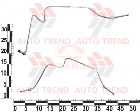 Трубка тормозная DAEWOO LANOS задняя левая