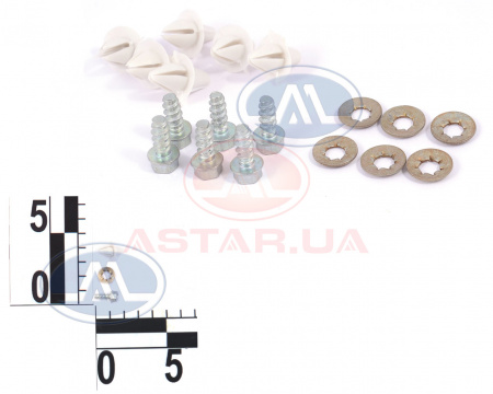 Ремкомплект крепления облицовки радиатора ВАЗ 2106