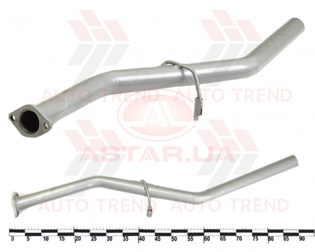 Труба выпускная глушителя ЗАЗ 1103 "сопилка"