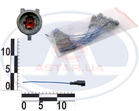Колодка штыревая 1-конт "папа"
