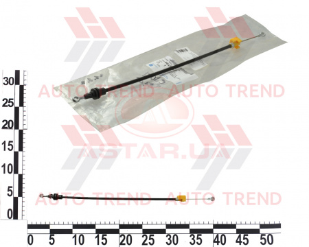 Трос регулятора температуры отопителя CHEVROLET AVEO T-250 п\э уп.