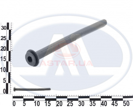 Трубка защитная проводов двери прямая d9мм