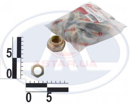 Гайка М20 ступицы правой 10 шт. пакет