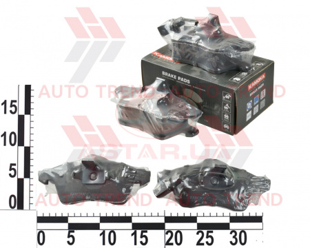 Колодки тормозные VW Transporter IV 90'-03' перед.