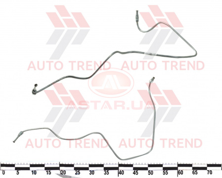 Трубка тормозная DAEWOO LANOS передняя левая